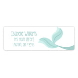 Mermaid Tail Return Address Labels • Self Adhesive Stickers