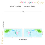 Mermaid Tail Personalized 2-Pocket Folder