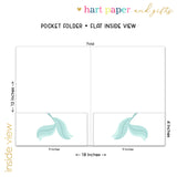 Mermaid Tail Personalized 2-Pocket Folder