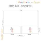 Rainbow Mermaid Personalized 2-Pocket Folder