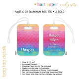 Rainbow Mermaid Scales Luggage Bag Tag