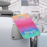 Rainbow Mermaid Scales Luggage Bag Tag