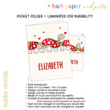 Mushroom Personalized 2-Pocket Folder