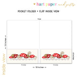 Mushroom Personalized 2-Pocket Folder