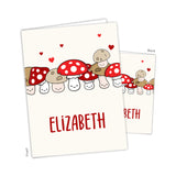 Mushroom Personalized 2-Pocket Folder