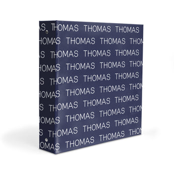 ANY COLOR Repeat Name Personalized 2" 3 Ring Binder