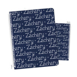 ANY COLOR Repeat Name Personalized Notebook or Sketchbook