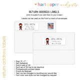 Ninja Sports Summer Camp Camping Note Cards Stationery • Fill in Blank, Lined or Blank Cards