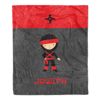 Ninja Minky Blanket Personalized Custom