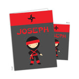 Ninja Karate Personalized 2-Pocket Folder