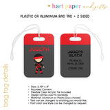Ninja Karate Luggage Bag Tag