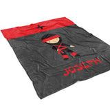 Ninja Minky Blanket Personalized Custom