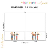 Nutcracker Ballet Personalized 2-Pocket Folder