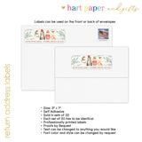 Nutcracker Return Address Labels • Self Adhesive Stickers