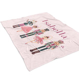 Nutcracker Minky Blanket Personalized Custom