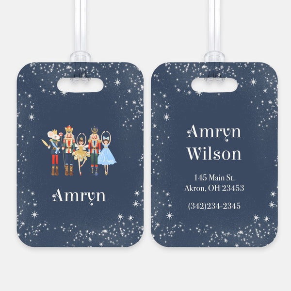 Nutcracker Ballet Luggage Bag Tag