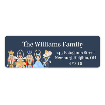 Nutcracker Return Address Labels • Self Adhesive Stickers