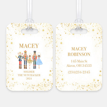 Nutcracker Ballet Luggage Bag Tag