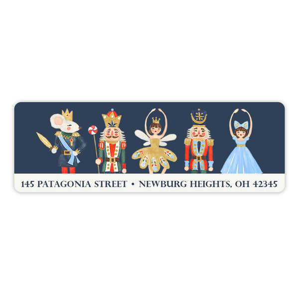 Nutcracker Return Address Labels • Self Adhesive Stickers