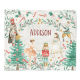 Nutcracker Minky Blanket Personalized Custom