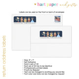 Nutcracker Return Address Labels • Self Adhesive Stickers