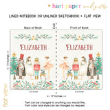 Nutcracker Personalized Notebook or Sketchbook