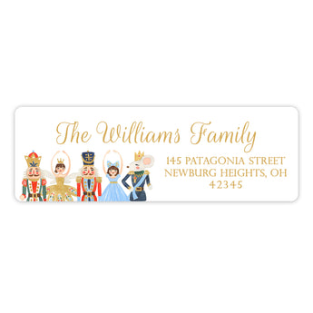 Nutcracker Return Address Labels • Self Adhesive Stickers