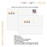 Nutcracker Return Address Labels • Self Adhesive Stickers