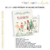 Nutcracker Personalized Notebook or Sketchbook