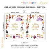 Nutcracker w Role & Show Personalized Notebook or Sketchbook