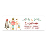 Nutcracker Return Address Labels • Self Adhesive Stickers