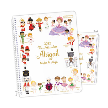 Nutcracker w Role & Show Personalized Notebook or Sketchbook