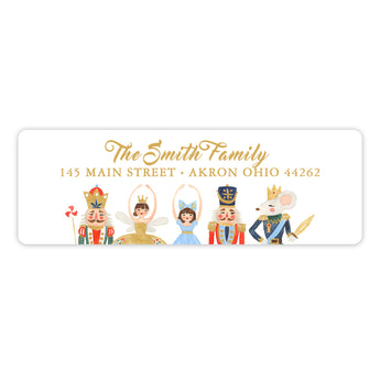 Nutcracker Return Address Labels • Self Adhesive Stickers