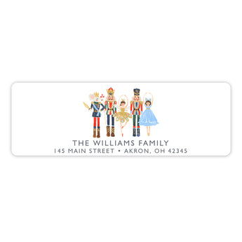 Nutcracker Return Address Labels • Self Adhesive Stickers