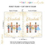 Nutcracker Ballet Personalized 2-Pocket Folder