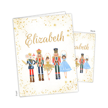 Nutcracker Ballet Personalized 2-Pocket Folder
