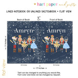 Nutcracker Personalized Notebook or Sketchbook