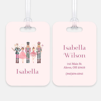 Nutcracker Ballet Luggage Bag Tag