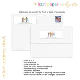 Nutcracker Return Address Labels • Self Adhesive Stickers
