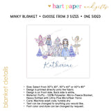 Nutcracker Minky Blanket Personalized Custom