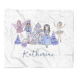 Nutcracker Minky Blanket Personalized Custom
