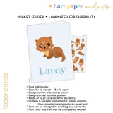 Otter Personalized 2-Pocket Folder