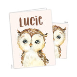 Owl Personalized 2-Pocket Folder