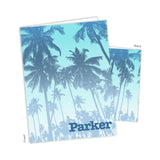 Palm Trees Beach Personalized 2-Pocket Folder