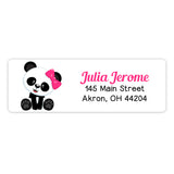 Panda Bear Return d Address Labels • Self Adhesive Stickers