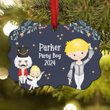 Party Boy Girl Teen Cavalier Hans Fritz • Nutcracker Christmas Ornament Personalized Custom Holiday Decor Gift Boy Girl Ballerina Ballet