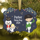 Party Boy Girl Teen Cavalier Hans Fritz Green • Nutcracker Christmas Ornament Personalized Custom Holiday Decor Gift Boy Girl Ballerina Ballet