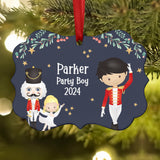 Cavalier Party Boy Girl Teen Hans Fritz Red • Nutcracker Christmas Ornament Personalized Custom Holiday Decor Gift Boy Girl Ballerina Ballet