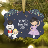 Party Girl Teen Purple • Nutcracker Christmas Ornament Personalized Custom Holiday Decor Gift Boy Girl Ballerina Ballet