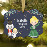 Party Girl Teen Green • Nutcracker Christmas Ornament Personalized Custom Holiday Decor Gift Boy Girl Ballerina Ballet